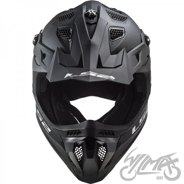 Kask crossowy LS2 MX700 Subverter Evo II Noir Matt Black — S — ujęcie 3