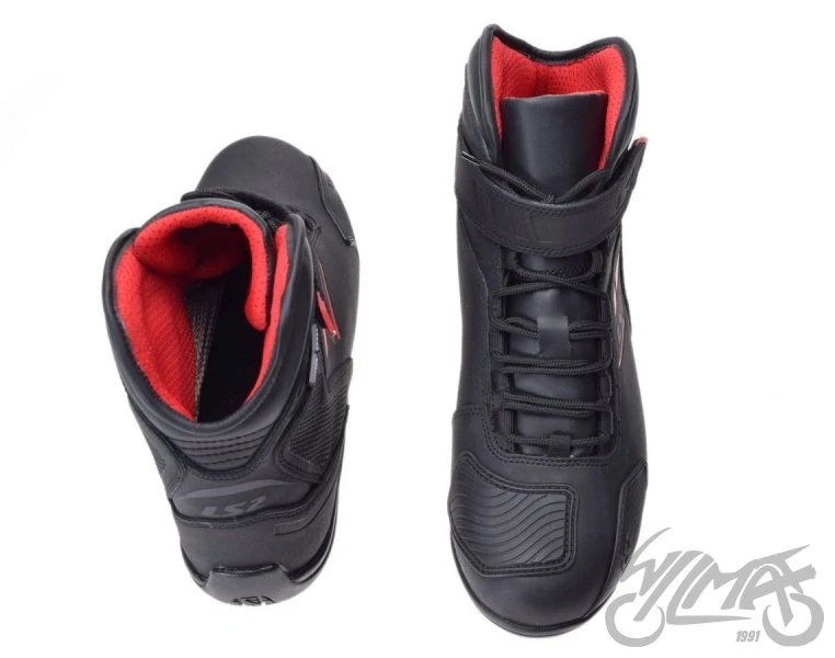 Buty motocyklowe LS2 Garra WP — czarno-czerwone, rozmiar 47 — ujęcie 3