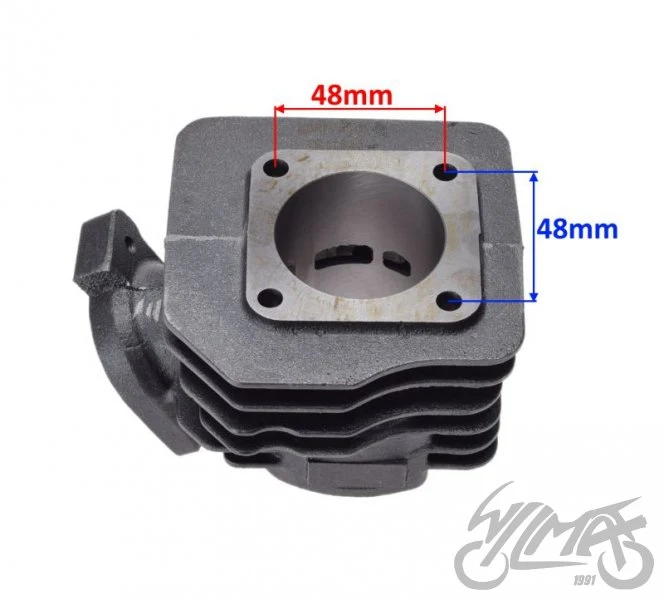 Cylinder 70 cm³, 47 mm do wybranych skuterów Kymco 2T — AY3113B — ujęcie 2