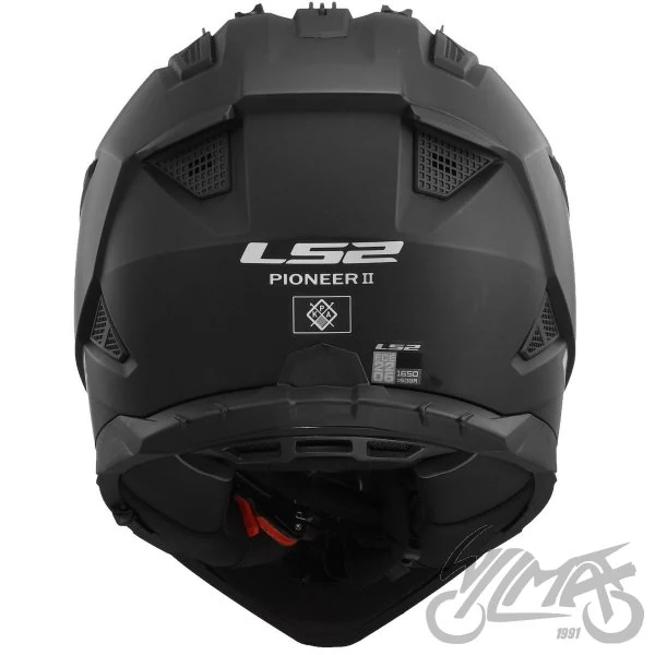 Kask adventure LS2 MX702 Pioneer II Matt Black — S — ujęcie 4