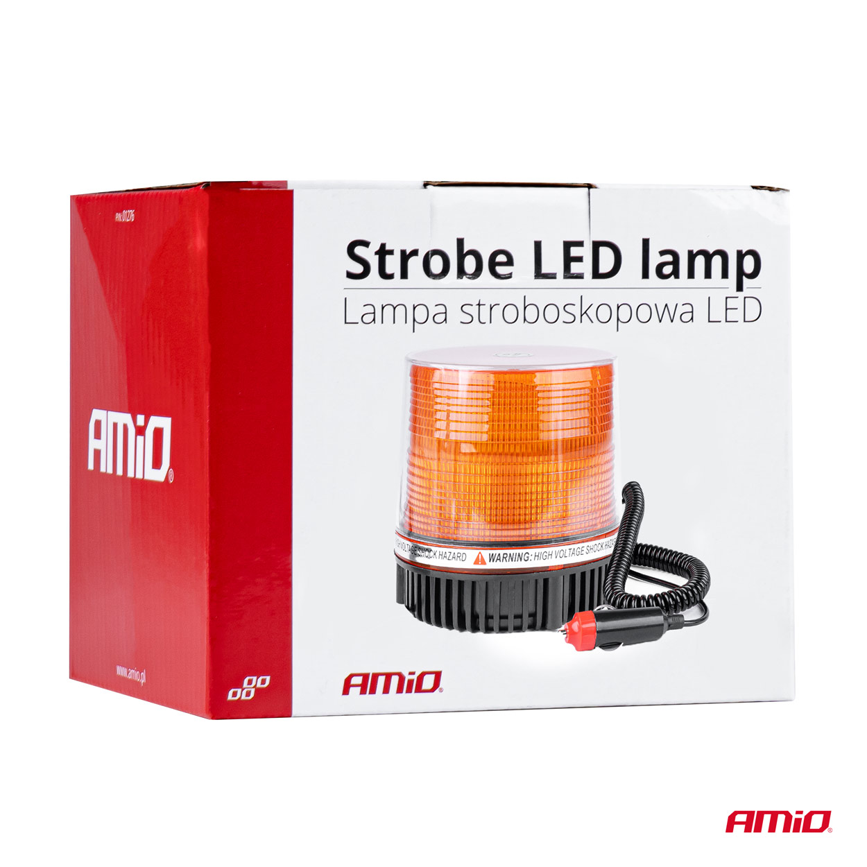 Lampa ostrzegawcza błyskowa stroboskopowa kogut LED 24 V — ujęcie 5
