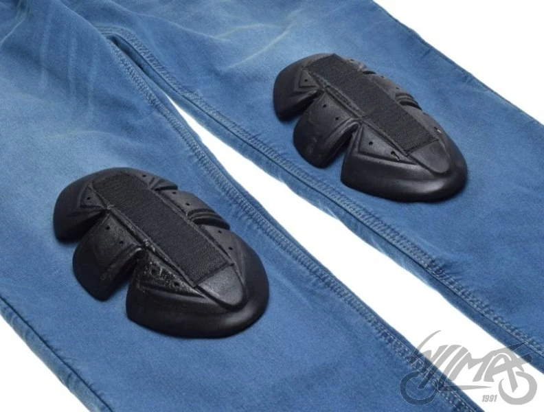 Spodnie motocyklowe Leoshi jeansy — Jeans Blue — rozmiar 32 — ujęcie 3