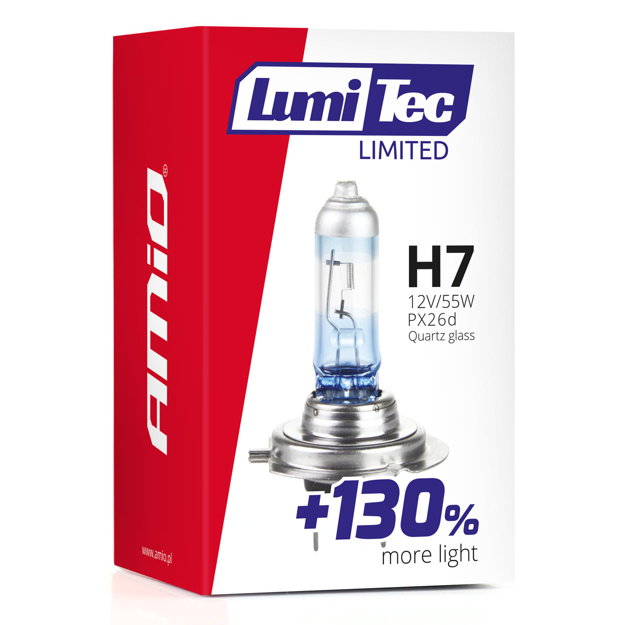 Żarówka halogenowa H7 12 V 55 W LumiTec LIMITED +130% — ujęcie 3