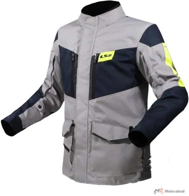Kurtka motocyklowa męska LS2 Metropolis EVO Titan.Yell. — XXL