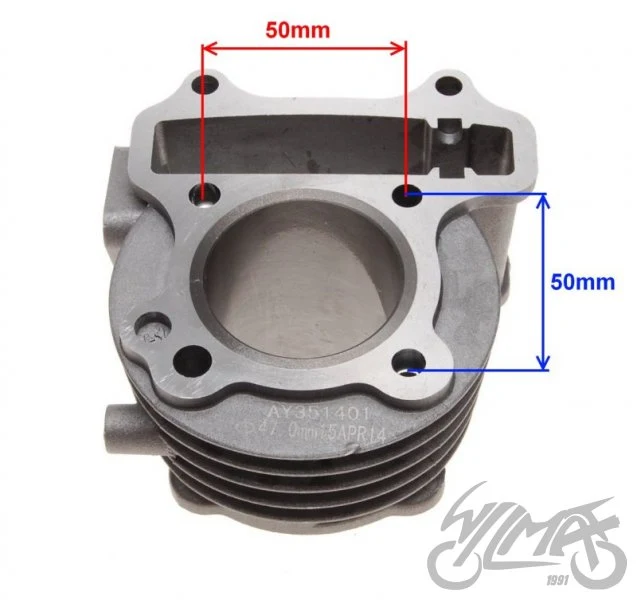 Cylinder GY6 50 4T, wariant 80 i 47,00 — AY351401 — ujęcie 2