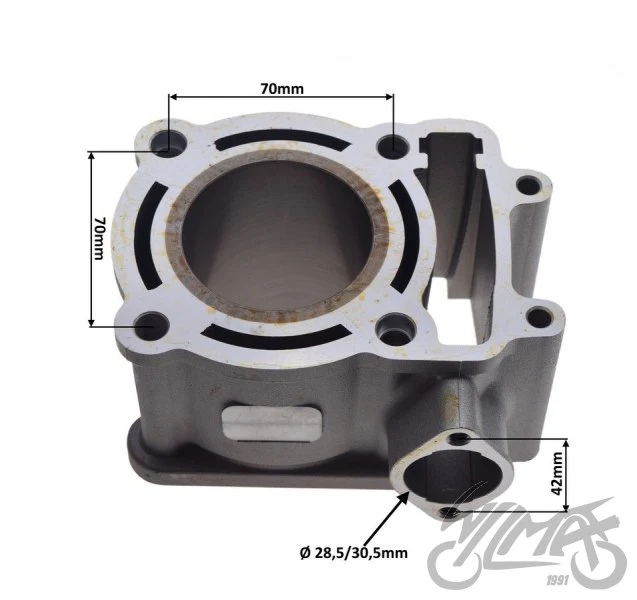 Cylinder do SYM Joyride Megajet 125 LC 4T 57,00 mm — ujęcie 2