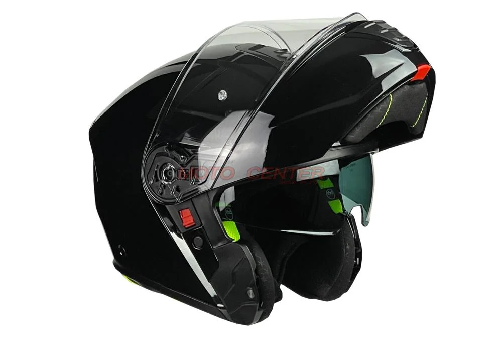Kask motocyklowy szczękowy Naxa FO7 Blenda czarny S + Pinlock — ujęcie 1
