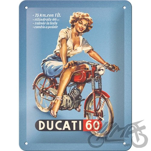 Tablica plakat 15X20 Ducati cilindrata 60 26312 — ujęcie 1