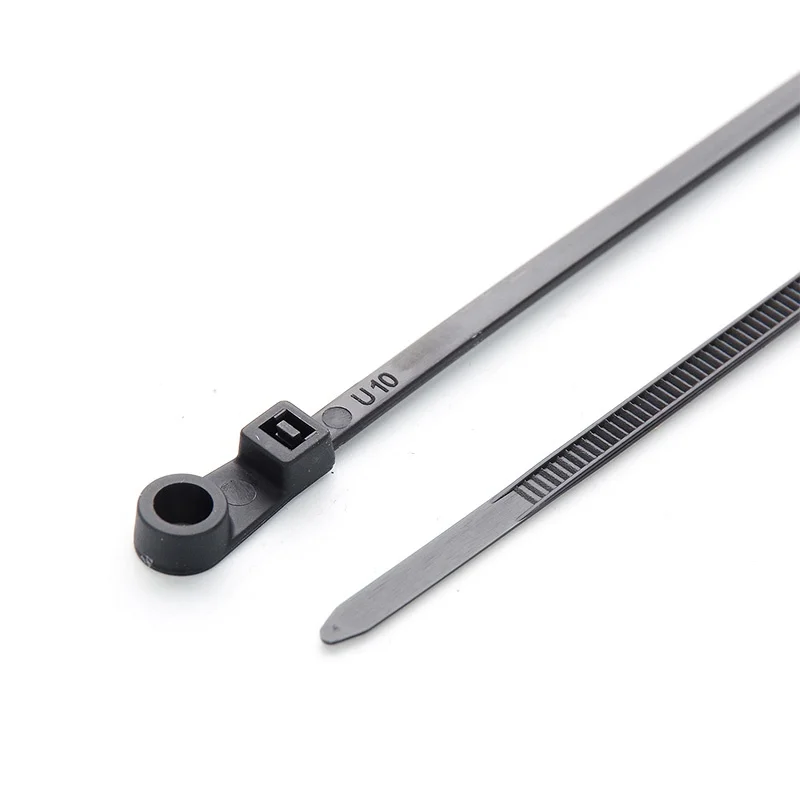 Opaska zaciskowa trytytka z kołkiem nylonowa czarna 4.2х220mm 100szt Polax — ujęcie 2