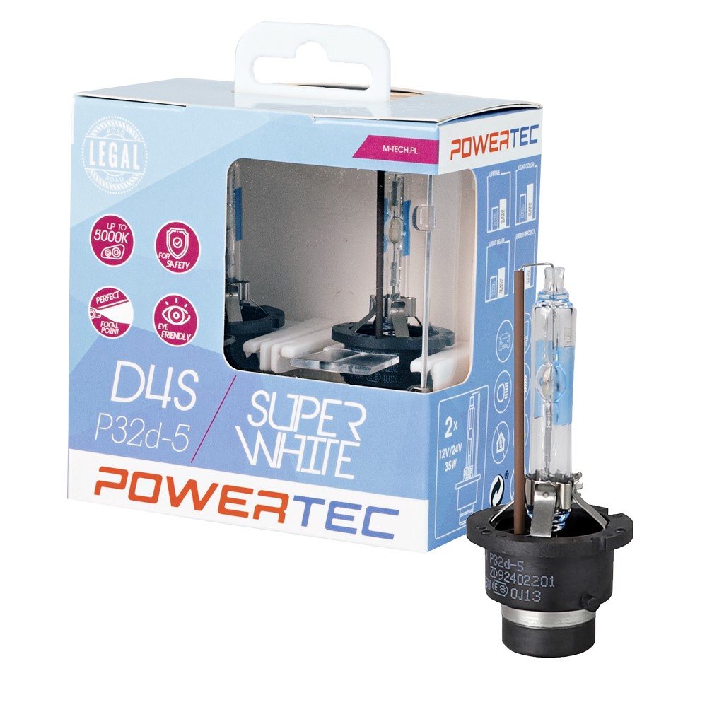 Żarówka xenon D4S 35 W 4300K/S. White, 2 szt. M-Tech PTZSWD4S-DUO — ujęcie 4