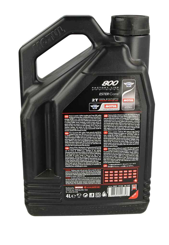 Olej MOTUL 800 factory line off road 2T 4 l — ujęcie 15