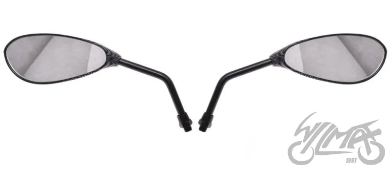 Lusterka łezka MP103-1, dekor carbon, M10 × 1,25 — para — ujęcie 2