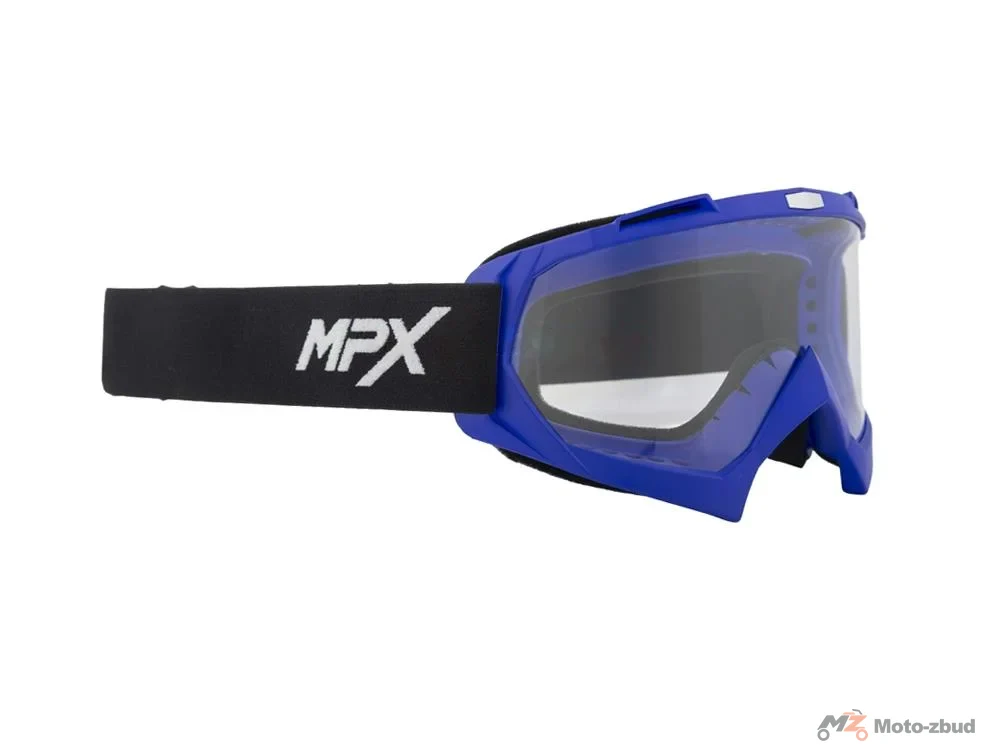 Gogle crossowe MPX YH-16 granatowe matowe/szybka przezroczysta — ujęcie 2