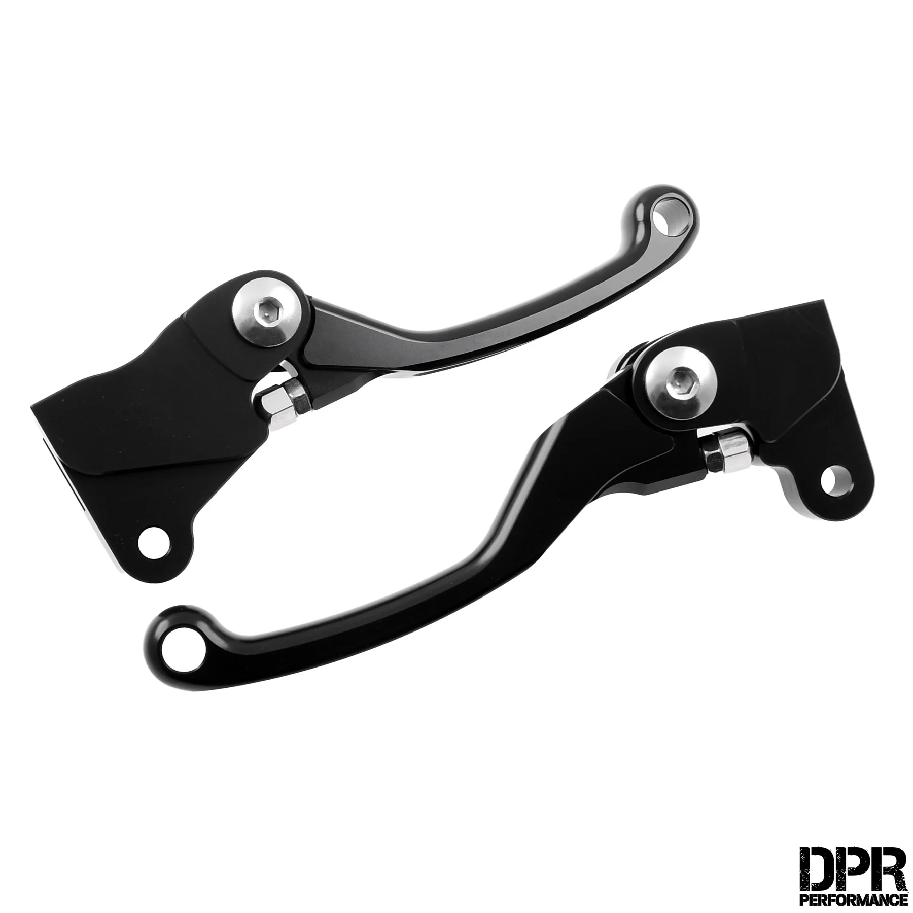 Dźwignia hamulca i sprzęgła Simson czarna aluminium CNC anoda DPR Performance — ujęcie 2