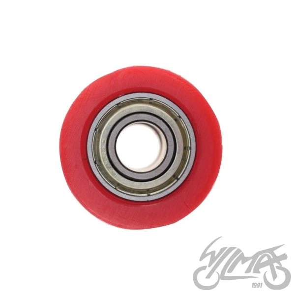 Rolka prowadząca łańcucha 32 mm — otwór 10 mm, czerwona, AW567771 — ujęcie 2