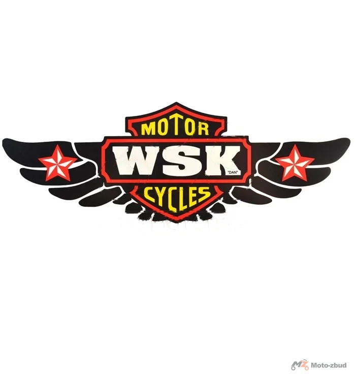 Naklejka WSK motor cycles PL