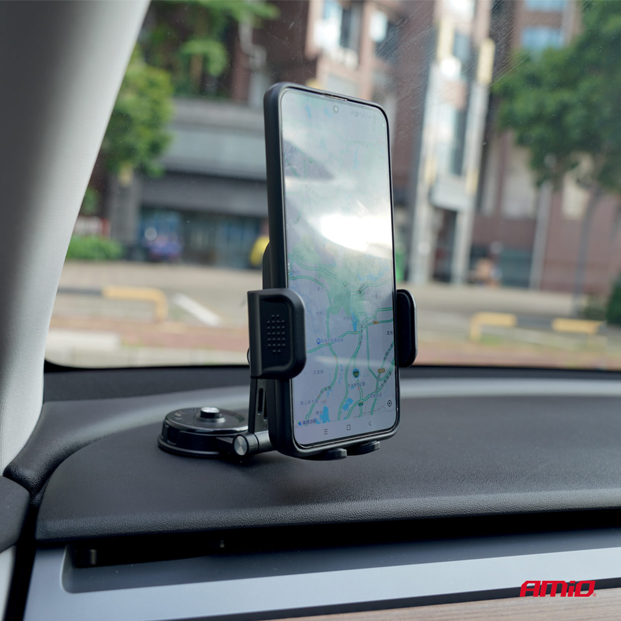 Uchwyt do samochodu na telefon kokpit obrotowy 360° — ujęcie 2