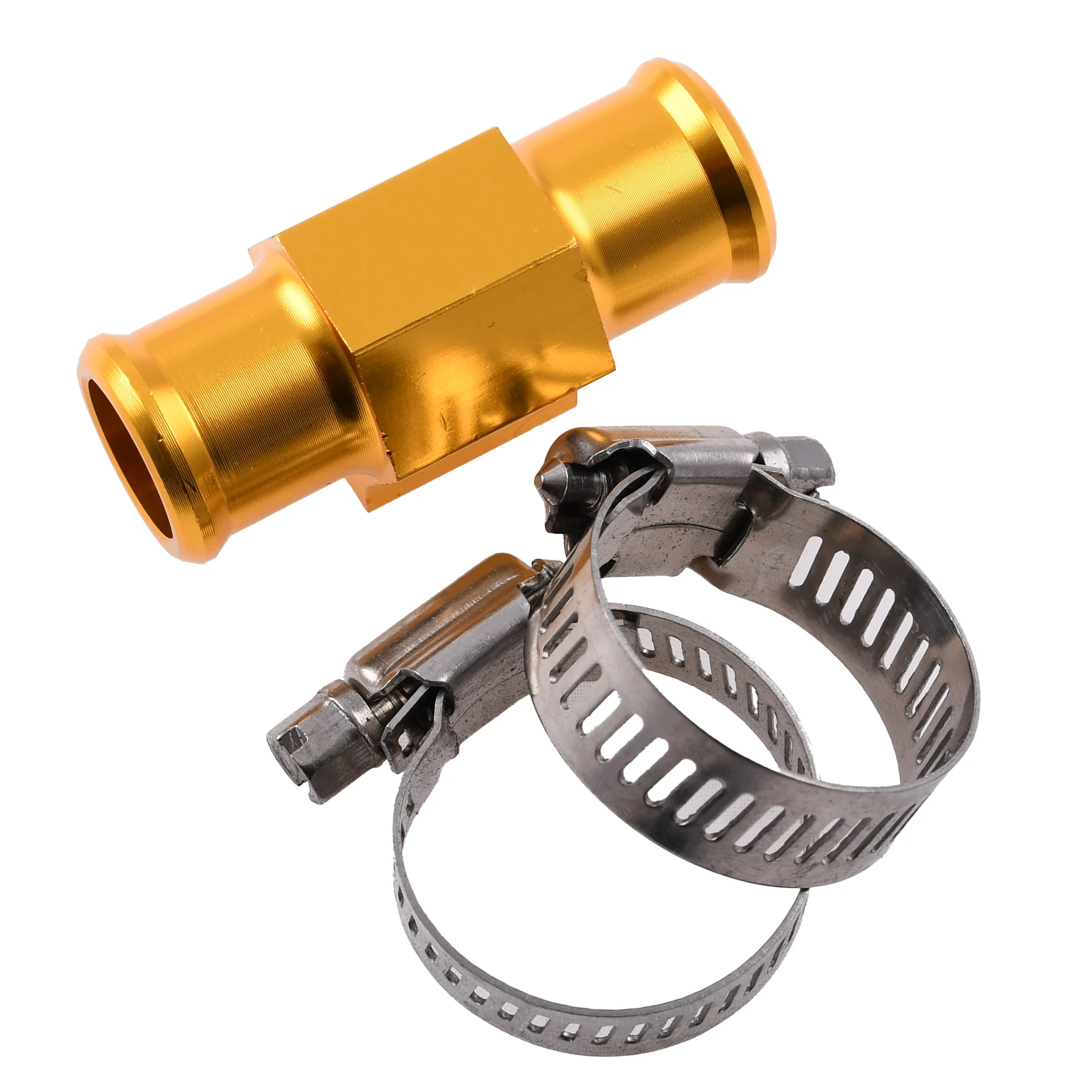 Adapter czujnika temperatury 1/8" 18 mm aluminium CNC złoty — ujęcie 2