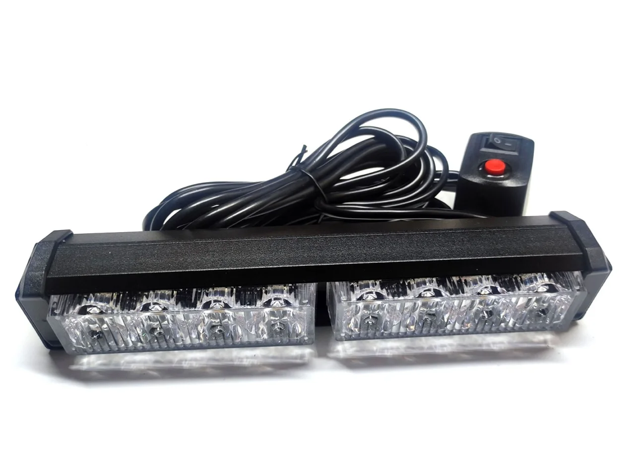 Światła stroboskopowe / stroboskopy ostrzegawcze 8 LED 12/24V 32W czerwono-nienieskie — ujęcie 3