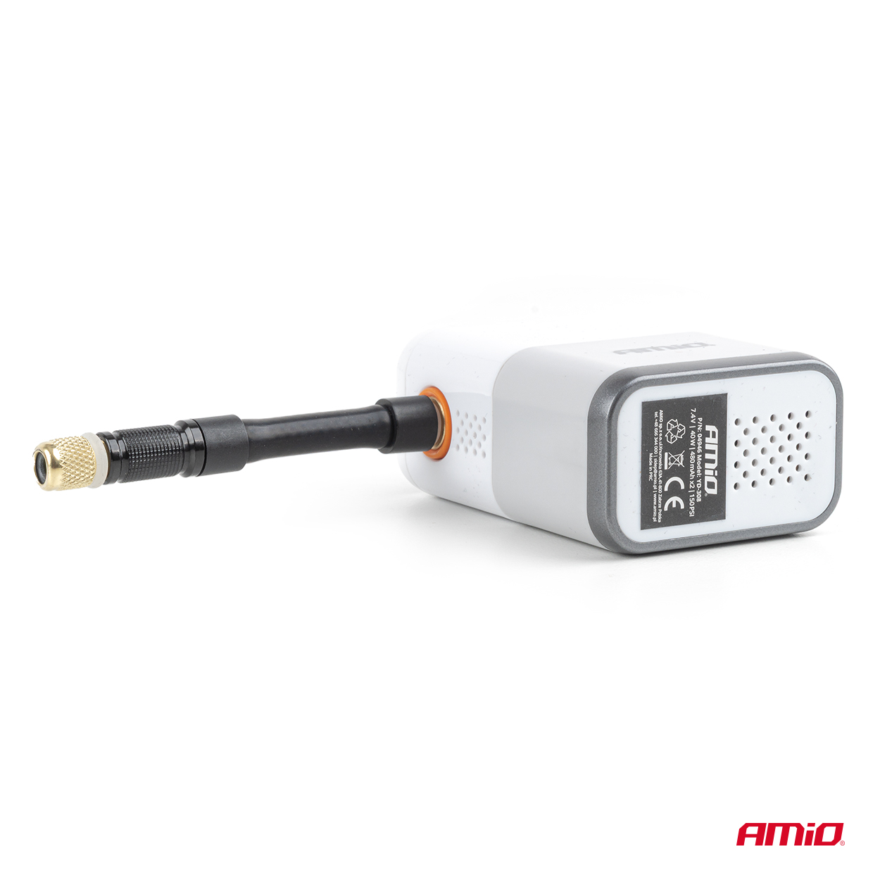 Mini kompresor rowerowy bezprzewodowy bezszczotkowy z wyświetlaczem LED 40W USB-C — ujęcie 8