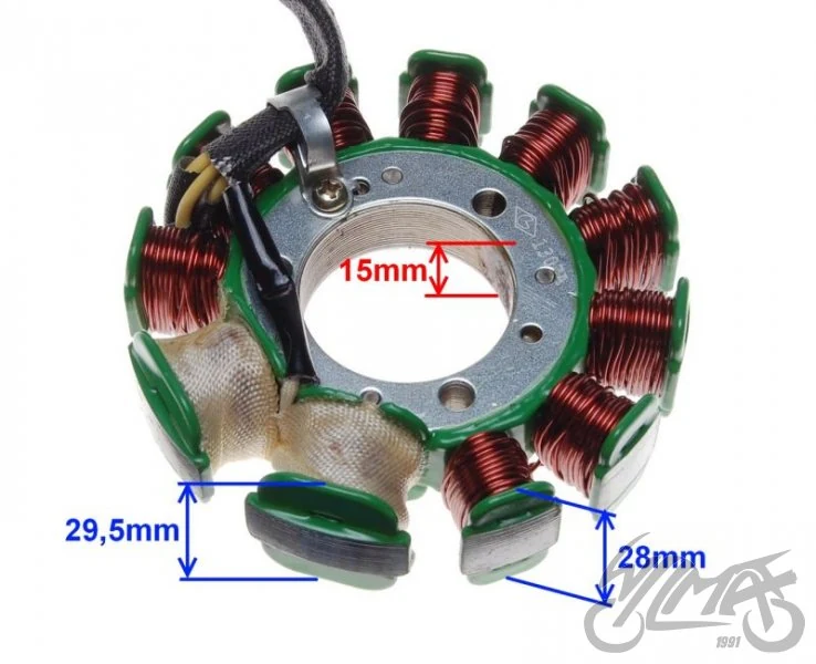 Stator 11 cewek do Lifan LF250-4 — ujęcie 3