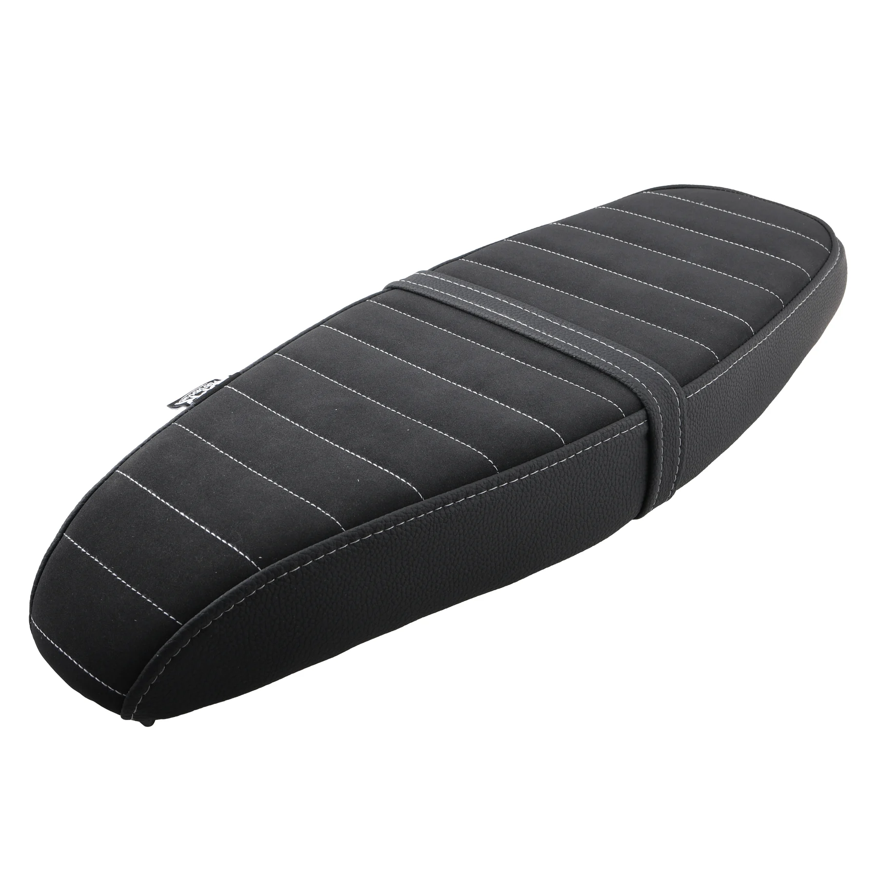 Siedzenie Simson S50 S51 S70 tuning pikowane czarne + szare szwy DPR Performance — ujęcie 4