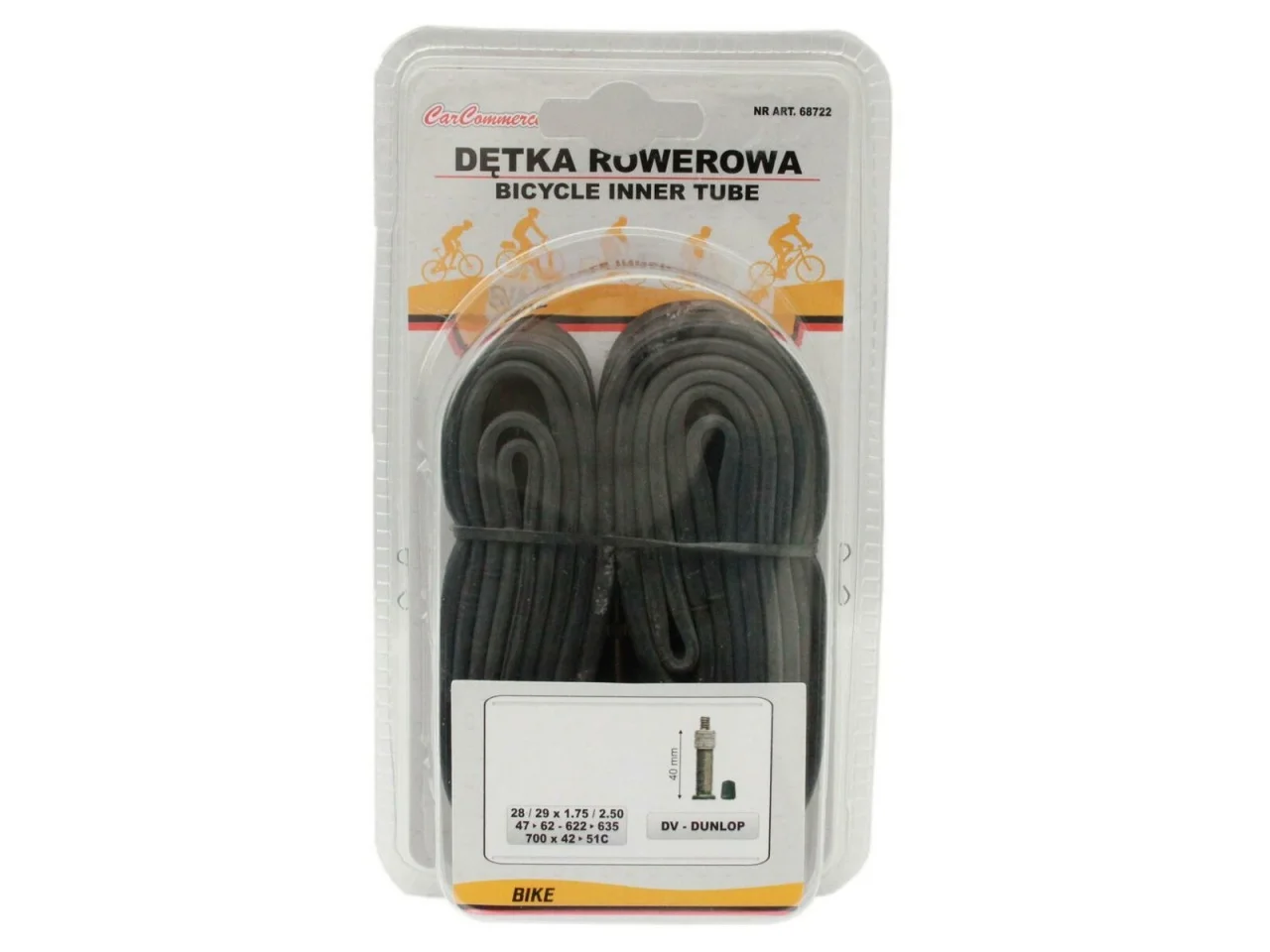 DĘTKA rowerowa rozmiar 28/29 x 1,75 / 2,5 DV - DUNLOP — ujęcie 3