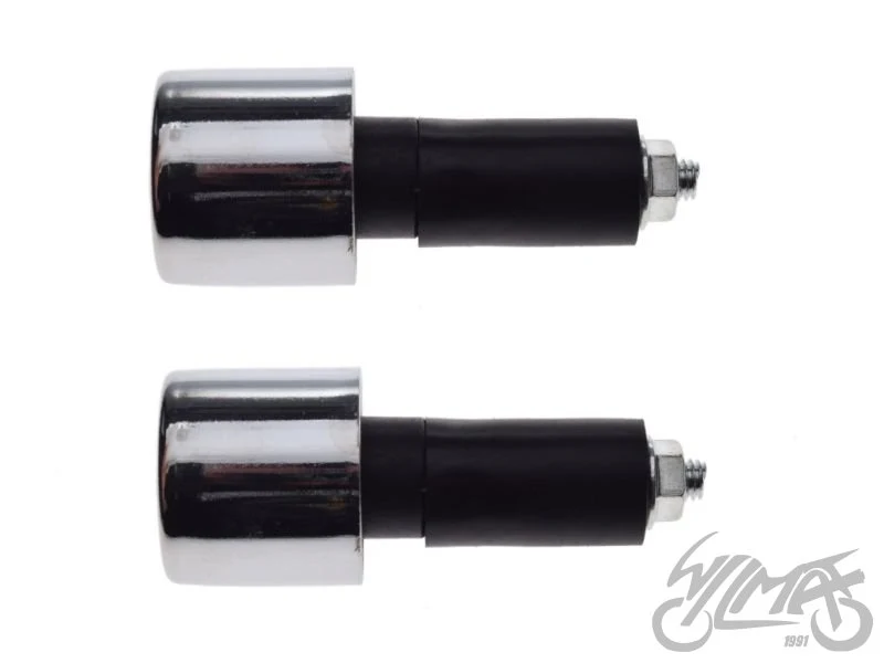 Końcówki kierownicy chromowane, 02/30mm — para — AW56901B — ujęcie 2