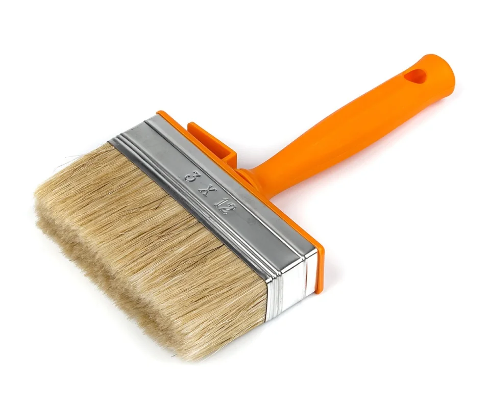 Pędzel tapetowy ławkowiec tapeciak Maklovitsa mieszane włosie 12 cm Polax