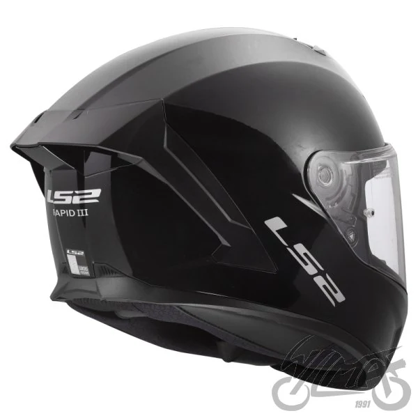 Kask LS2 FF820 Rapid III Solid Gloss Black — S — ujęcie 5