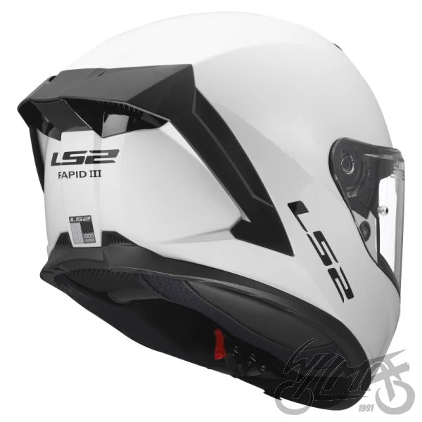 Kask LS2 FF820 Rapid III Solid Gloss White — M — ujęcie 4