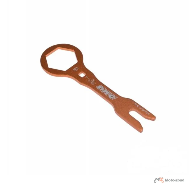 Klucz do amortyzatora przód DRC wo 50 mm pomarańczo
