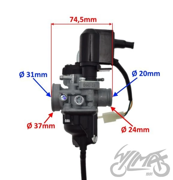Gaźnik PHVA 17.5 mm, GP1 / Runner / ZIP SP / NRG MC3 — AY56739 — ujęcie 2