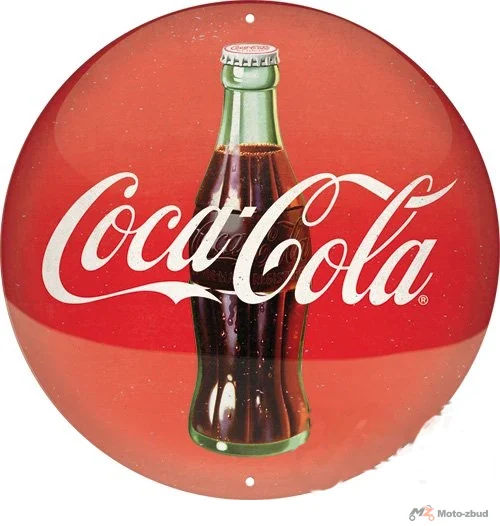 Plakat okrągły 35 cm Coca-Cola 25107