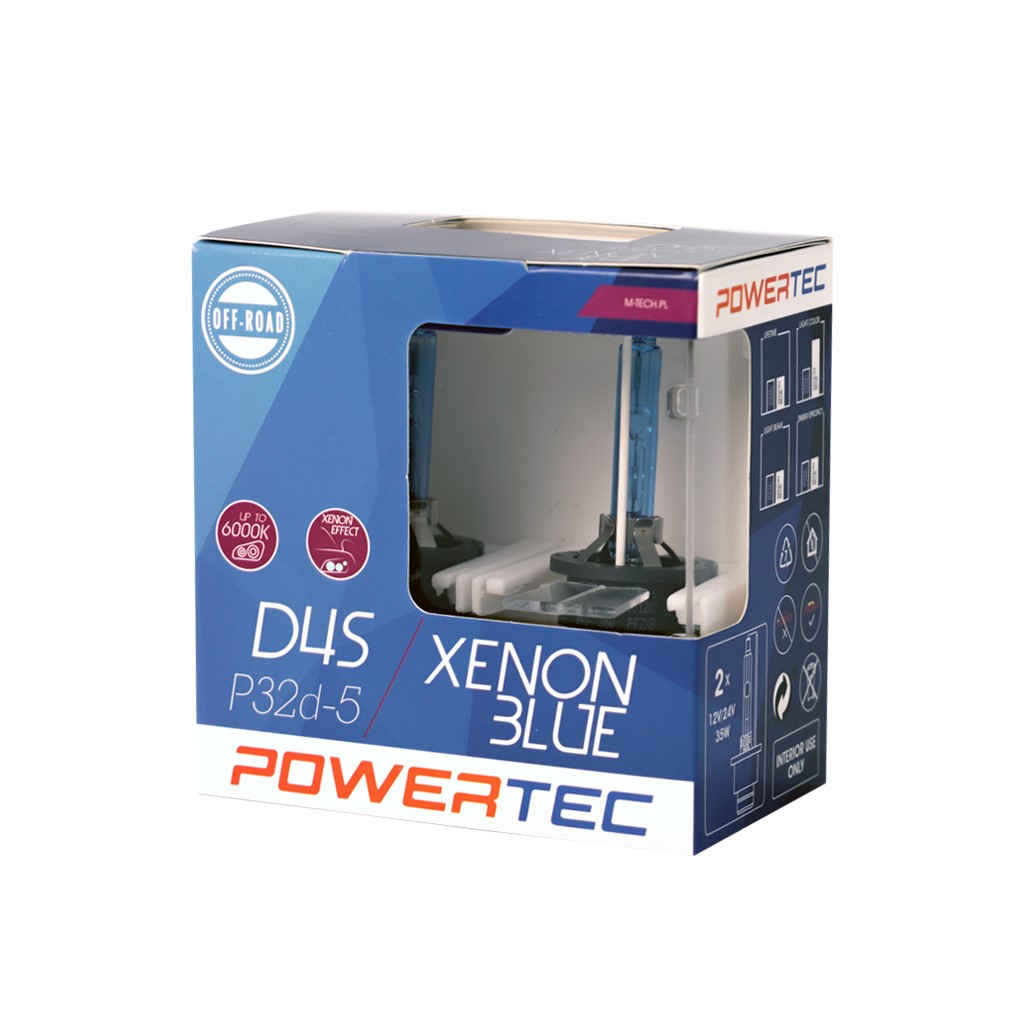 Żarówka xenon D4S 35 W 6500K/X. Blue, 2 szt. M-Tech PTZXBD4S-DUO — ujęcie 5