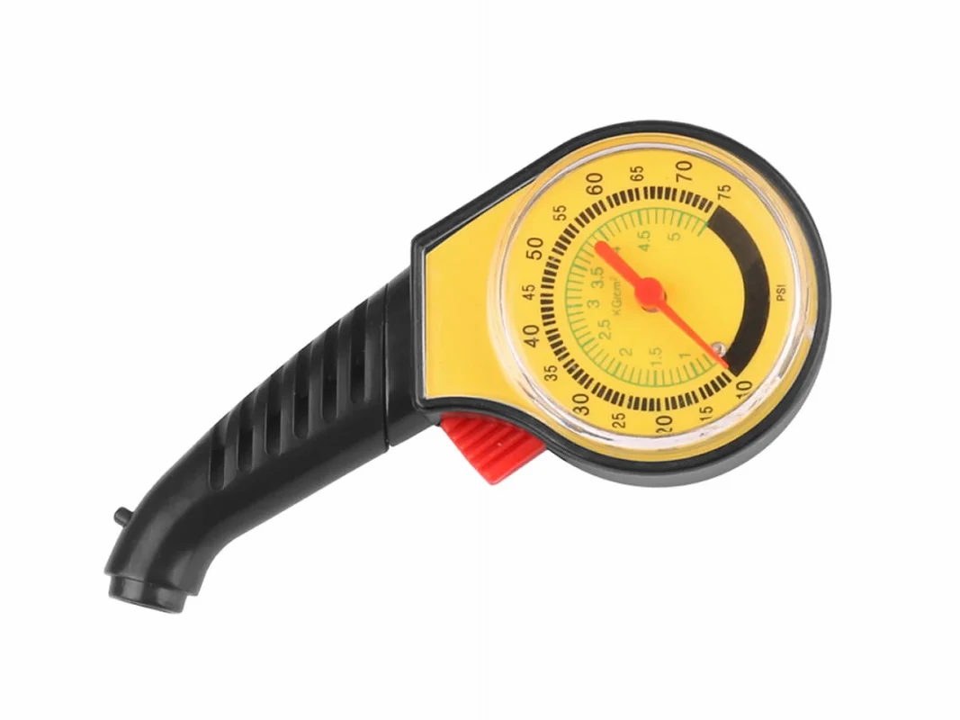 Ciśnieniomierz do kół plastikowy 0-75 PSI 5.5 BAR