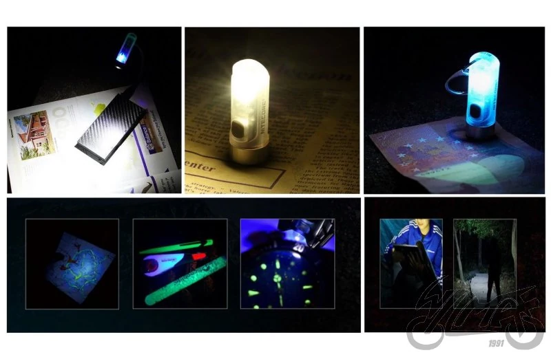 Latarka Nitecore tiki gitd blue — ujęcie 4