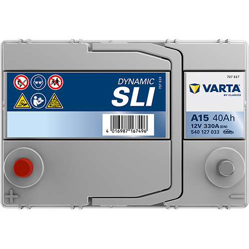 Akumulator 40 Ah 330A 187×127×227/L+ Varta 540127033K262 — ujęcie 4
