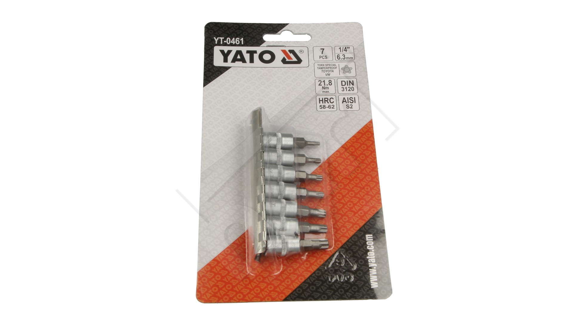 Zestaw nasadek trzpieniowych YATO YT-0461 — ujęcie 2