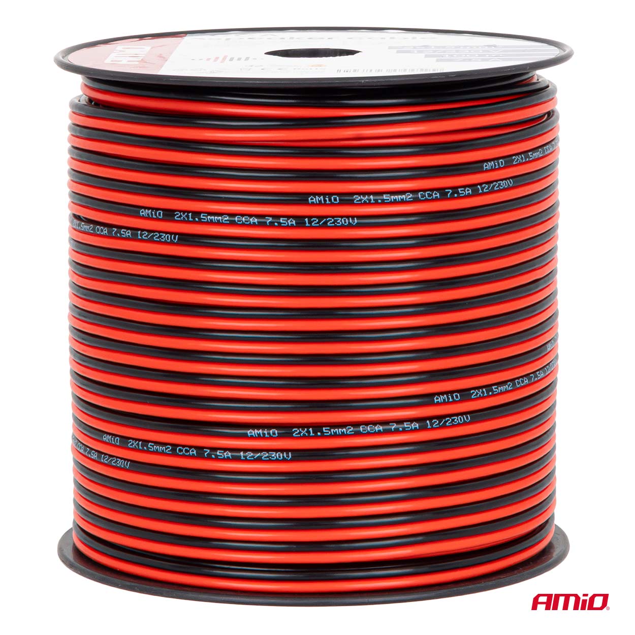 Kabel głośnikowy dwużyłowy CCA 2x1.5mm2 100m 7.5A — ujęcie 2