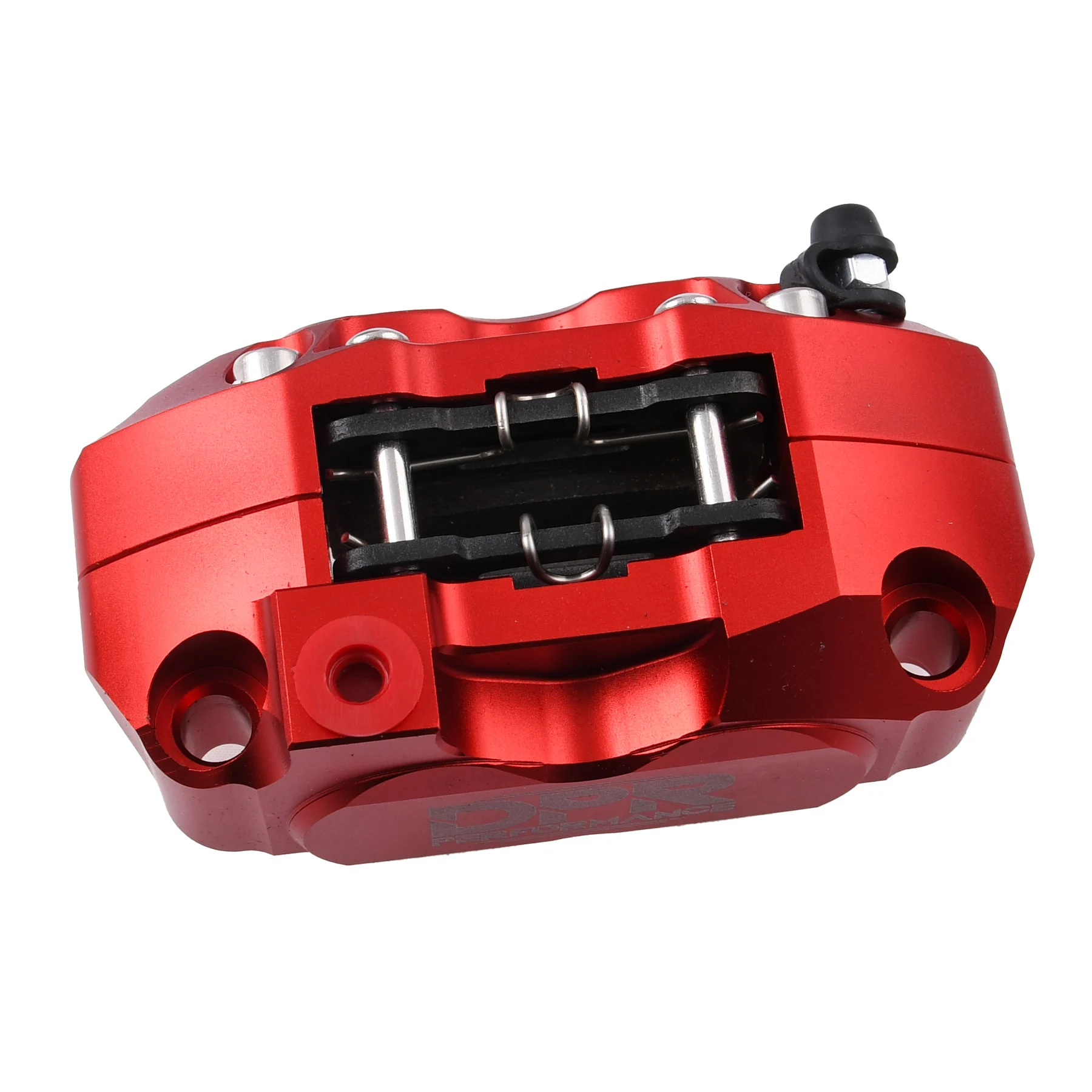Zacisk hamulcowy Simson CNC czerwony DPR Performance kpl. — ujęcie 5
