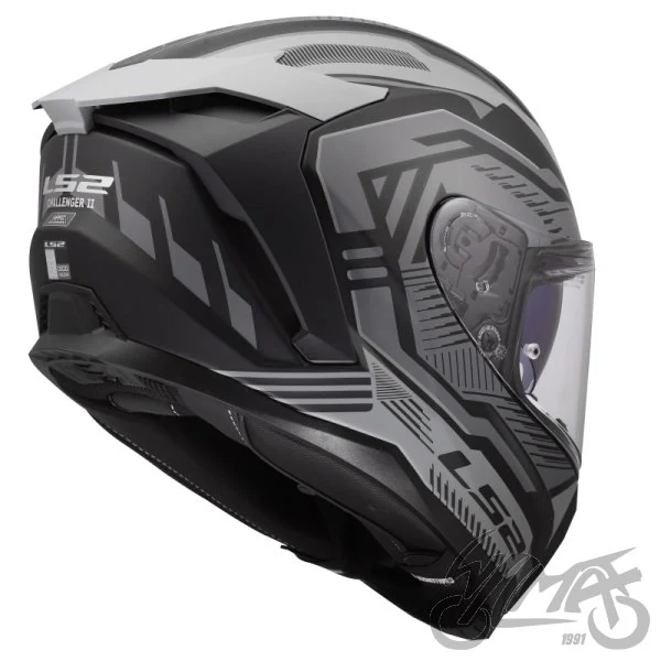 Kask LS2 FF817 Challenger II Dravix Grey — rozmiar S — ujęcie 5