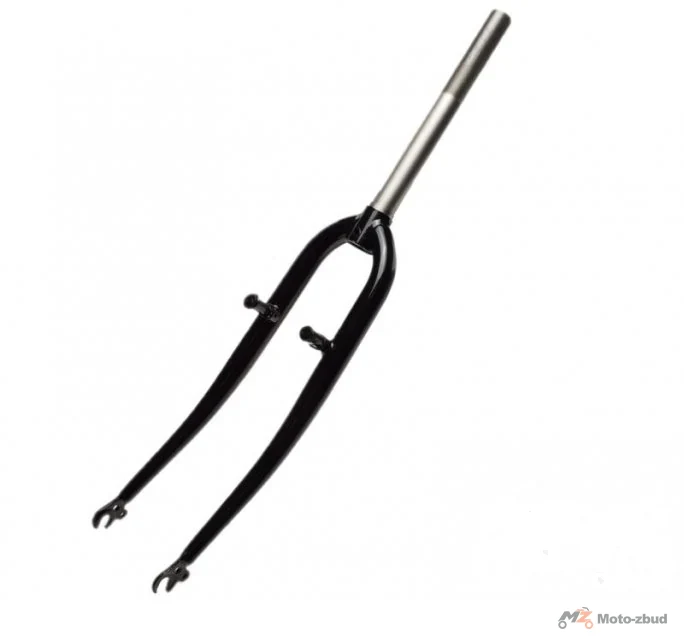 Widelec rower stalowy 28 MTB czarny