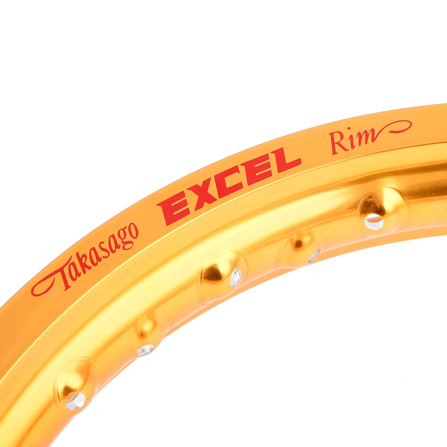 Obręcz koła Simson MZ ETZ 1,85 × 16 aluminiowa złota wzmocniona Excel Rim — ujęcie 2