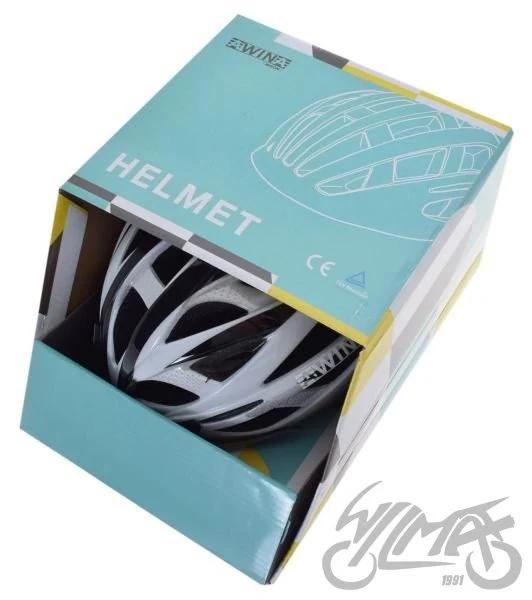 Kask rowerowy Awina by MOON MTB L srebrno/czarny — HB032 — ujęcie 3