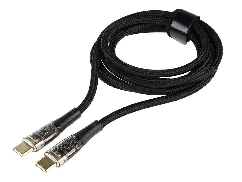 WAYME Kabel do ładowania i synchronizacji w oplocie z mikrofibry 120 cm USB-C > USB-C PD max 100W — ujęcie 4