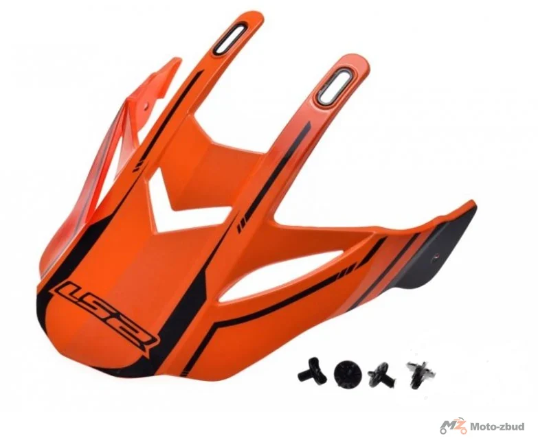 Daszek kasku MX437 core black orange
