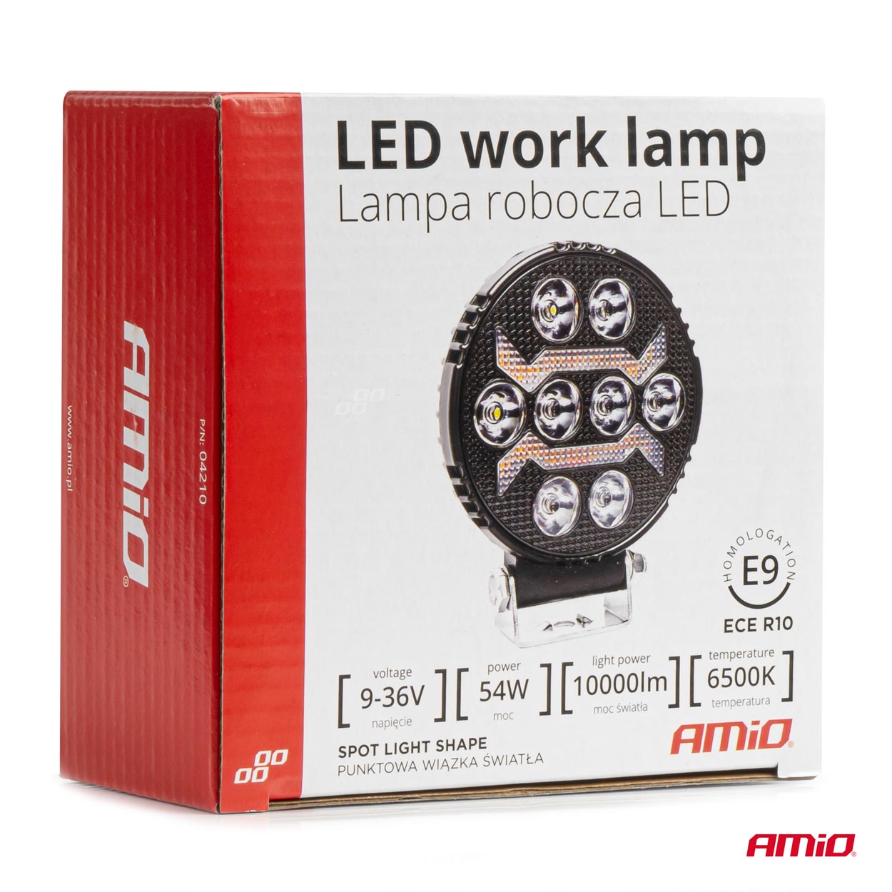 Lampa robocza szperacz LED AWL69 54 W 6500K 10000lm 12 V 24 V — ujęcie 10