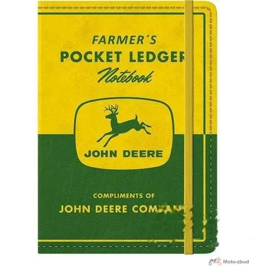 Notes John Deere farmer`s pocket ledger 54017