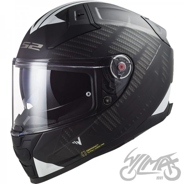 Kask LS2 FF811 Vector II Splitter Black Wh. — rozmiar M — ujęcie 1
